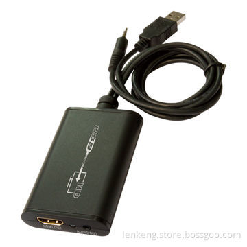 LKV326 USB3.0 to HDMI Converter, HDTV or Projector Compatible, 1,080 Pixels